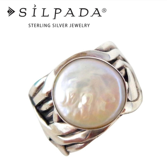 Silpada Mermaid Coin Ring Size